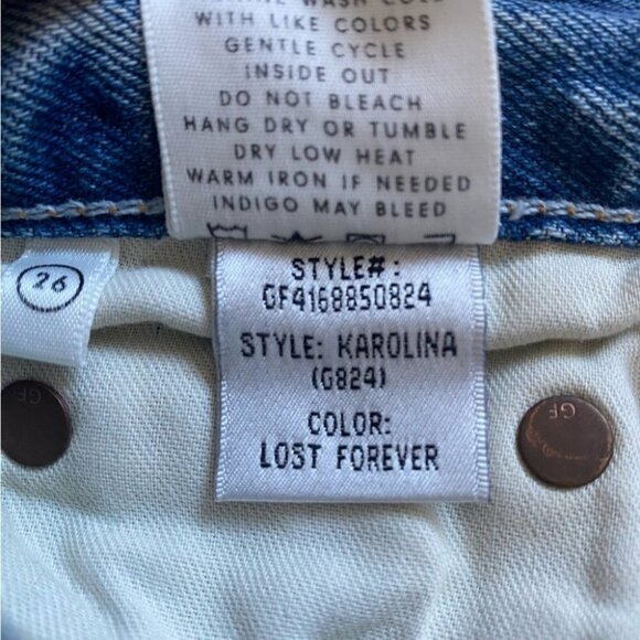 GRLFRND | Karolina Lost Forever Raw Hem Crop - Picture 9 of 15